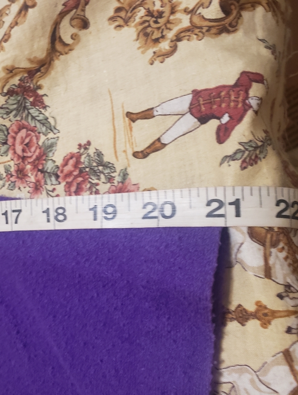 Perfectly Cozy Vintage Purple Kelly Reed Floral Embroidered Fleece Robe Small* - Picture 15 of 15